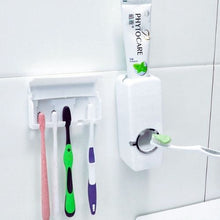 Cargar imagen en el visor de la galería, Combo Organizador de Cepillos + Dispensador de Pasta Dental ¡Dos en Uno!