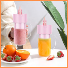 Cargar imagen en el visor de la galería, BlenderGO. Batidora Portátil con Pajita Integrada