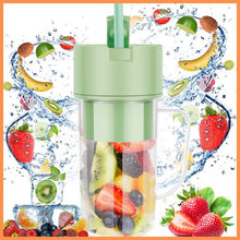 Cargar imagen en el visor de la galería, BlenderGO. Batidora Portátil con Pajita Integrada