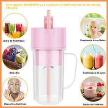 Cargar imagen en el visor de la galería, BlenderGO. Batidora Portátil con Pajita Integrada