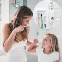 Cargar imagen en el visor de la galería, Combo Organizador de Cepillos + Dispensador de Pasta Dental ¡Dos en Uno!