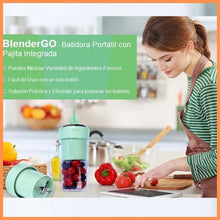 Cargar imagen en el visor de la galería, BlenderGO. Batidora Portátil con Pajita Integrada