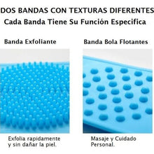 Cargar imagen en el visor de la galería, Banda Exfoliante Silicona de Ducha.
